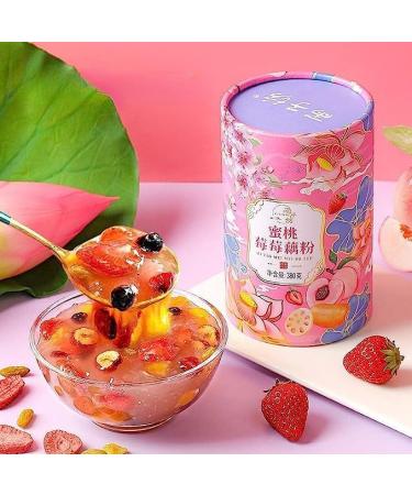 Sweet Scented rose fruit Lotus Root Starch Soup 380g/can Instant Chia qiyazi nut Tremella Congee Ready-to-Eat Breakfast Porridge Healthy Nutritious Oatmeal Chinese morning cereal (Osmanthus Nut 2can) Osmanthus Nut 2can - Buy Online on GoSupps.com