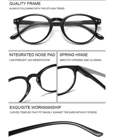 VEVESMUNDO Blue Light Blocking Reading Glasses 2.0x for Men and Women - 4 Pc Computer Readers Set - Buy Online on GoSupps.com