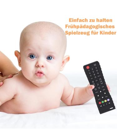 Baby Silicone Bite Ring Chew Toys - Soft Teething Rings for 3-18 Months | Sensory Teething Relief - Buy Online on GoSupps.com