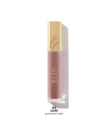Milani Amore Satin Matte Lip Cr me - Luxe (0.22 Fl. Oz.) | Cruelty-Free Matte Finish Lip Gloss - Buy Online on GoSupps.com