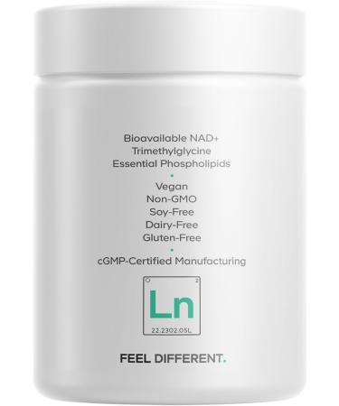 Codeage Liposomal NAD+ Supplement - NAD Nicotinamide Adenine Dinucleotide Coenzyme Pills - 500 mg NAD+ Per Serving & Betaine Anhydrous - Liposomal Delivery - Vegan Non-GMO Gluten-Free - 60 Capsules - Buy Online on GoSupps.com