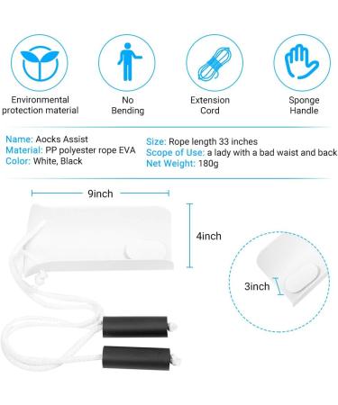 Anggrek Sock Aid Helper | 33 Easy On & Off Stocking Slider for Elderly Seniors & Pregnant Women - Buy Online on GoSupps.com