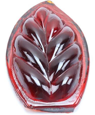 Palm Leaf Glass Jewels for Tiffany Style Crafting - 24x37mm Red - Buy Online on GoSupps.com