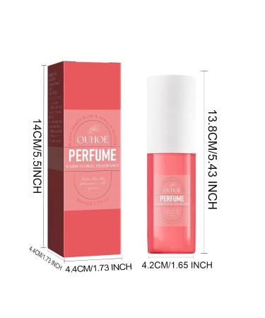 Brazilian Perfume (Red) Fresh and natural long-lasting fragrance for women's date without pungent floral body perfume - Buy Online on GoSupps.com