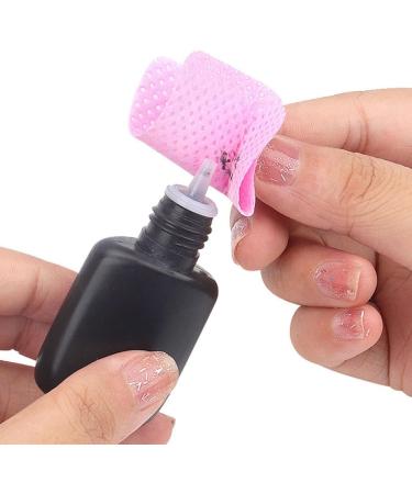 Ipetboom 400 Sheets nail art gel travel size cotton pad rag Nail remover cotton nail Remover absorbent cotton cotton Extension glue nail supplies cotton sheet absorbent cloth - Buy Online on GoSupps.com