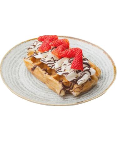 Classic Belgian Liege Waffle (30 x 90g) Resturant Quality Waffle .Ready to eat - Buy Online on GoSupps.com