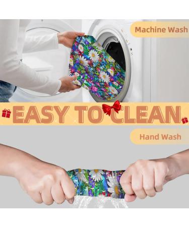 Beard Bib Apron Hair Catcher for Men | Non-Stick Waterproof Grooming Cape - Stylish Daisy & Butterfly Design - Buy Online on GoSupps.com