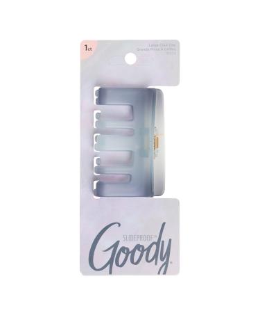 Goody Large Claw Clip 1 Count - Winter Solstice Collection - All Hair Types - Great for Easily Pulling Up Your Hair - Pain-Free Hair Accessories for Women Men Boys and Girls