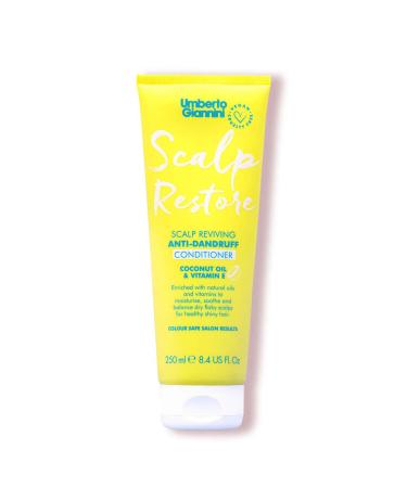 Umberto Giannini Scalp Restore Conditioner Vegan & Cruelty Free Scalp Reviving Anti-Dandruff Formula with Coconut Oil & Vitamin E 250 ml - Buy Online on GoSupps.com