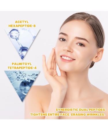 Multi Peptide Face Serum for Anti Aging with Collagen Boosting Reduces Wrinkles Face Hydrating Serum with Acetyl Hexapeptide8 Palmitoyl tetrapeptide-4 1.01 Fl Oz / 30 ml - Buy Online on GoSupps.com