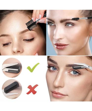 DULSPUE Eyebrow Razor & Facial Hair Remover for Women - 12-Piece Beauty Makeup Set Perfect Eyebrow Trimmer & Eyelash Brush - Buy Online on GoSupps.com