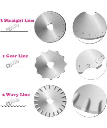 Rdutuok 45mm Rotary Cutter Set with 5 Replacement Blades, A3 Cutting Mat, Acrylic Ruler, Sewing Pins, Craft Knife, and Clips - Perfect for Sewing, Crafting, and Patchworking - Buy Online on GoSupps.com
