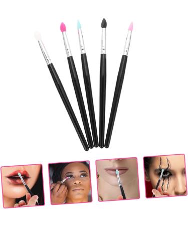 Hemoton 5pcs Silicone Eyeshadow Brush Lipstick Applicator Makeup Brush Cosmetics Brush Makeup Lip Brush Makeup Accessory Makeup Tool Lipstick Lip Mask Applicator Eyeshadow Brush Applicator - Buy Online on GoSupps.com