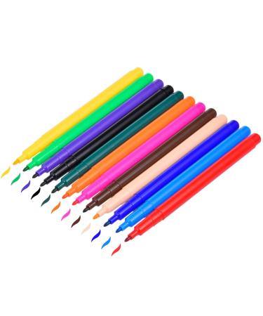 12-Color Food Coloring Markers Edible Writing Pens for Fondant Cakes Cookies Frosting Easter Eggs Baking Decorating Painting Drawing Writing Fondant Decorating Painting