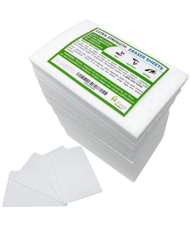 Extra Strength Magic Cleaner Sheets - Hot Pressed Extra Tough Melamine - Eraser Wipes Value Deal - All Purpose - Long Lasting
