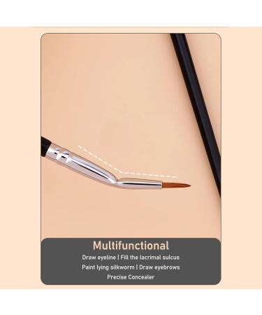 5pcs Bent Brush Multifunctional Define Brush Makeup Angled Brushes Cosmetic Tool for Concealer - Buy Online on GoSupps.com
