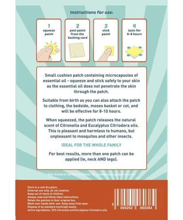 VIE Squeeze & Stick Mosquito Patches (24 Patches) - Long-Lasting Protection - Pack of 24 Count - Buy Online on GoSupps.com