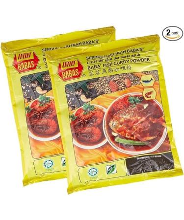 Baba's Fish Curry Powder |1KG | Fish Masala Powder | Healthy Mix Powder | Indian Origin (Pack of 2) Next Day Shipping - Buy Online on GoSupps.com