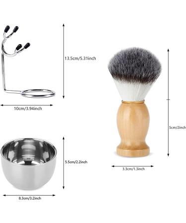 Buy Wskderliner 3-in-1 Shaving Set - Brush Bowl & Holder | Perfect Men's Gifts | Soft Shaving Brushes | International Shipping Available - Buy Online on GoSupps.com