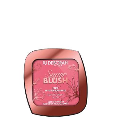 Deborah Group Deborah Milano Super Blush Rouge with natural effect No 03 Brick Pink stimulates the dull complexion natural effect lasts all day 10 g