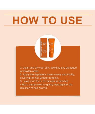 Depilatory Cream for Sensitive Skin | 22g for Face Moisturizing & Hair Removal - Effective Facial Depilatory Cream - For Women & Men Soothes Skin Leaves Skin Radiant Moisturizing - Buy Online on GoSupps.com