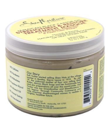 SheaMoisture Jamaican Black Castor Oil Masque 12 oz - Strengthen & Restore Treatment - Buy Online on GoSupps.com