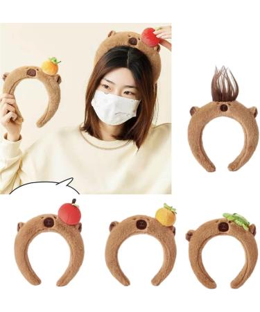 hgnxa Capybara Charming Hair Bands Hair Hoop Simple Headbands Hairband Hair Accessories Hair Bands Plush for Girl 3 - Buy Online on GoSupps.com