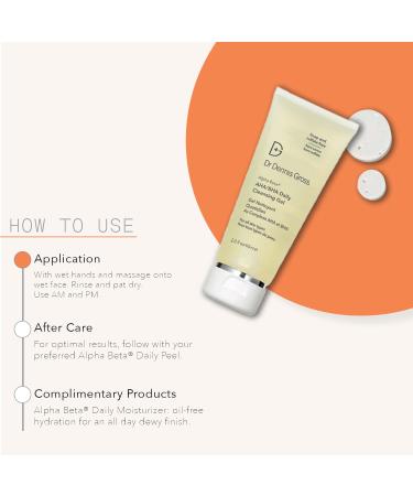 Dr. Dennis Gross Alpha Beta AHA/BHA Cleansing Gel - 2 Fl Oz - Buy Online on GoSupps.com