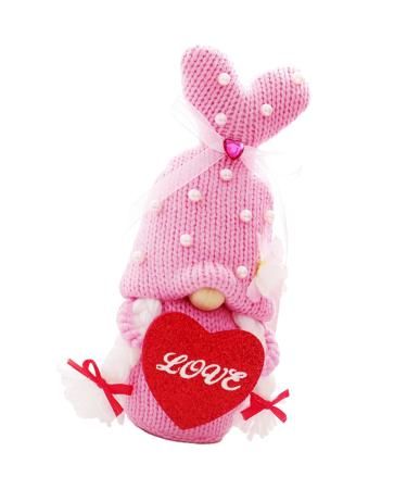 Alipis Valentines Decorative Valentine Festival Accessory Supply Decors Decor Dwarf Gnome Day Adorable As Shown 111x9x26cm