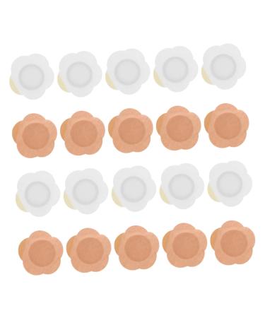 WEKADRIN 40Pcs Castor Oil Paste SelfAdhesive Wrap for Abdomen Castor Oil Wrap for Abdomen Castor Oil Patch Castor Oil Pads Castor Oil Patches Navel Oil Patches Feet