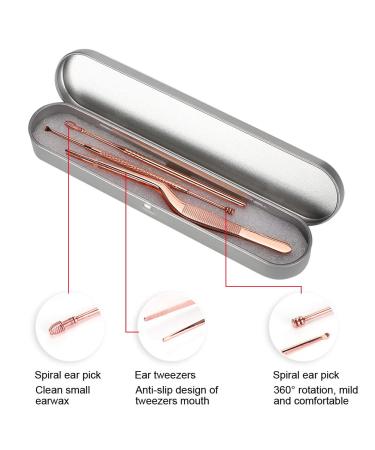 Stainless Steel Ear Wax Remover | Easy Home Ear Cleaning Tool - Buy Online on GoSupps.com