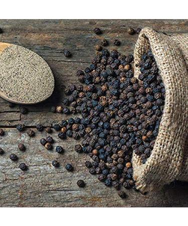 The Organic Pantry USDA Organic Whole Black Tellicherry Peppercorns 18oz Tub - Steam Sterilized All Natural Black Pepper - Perfect for Grinder Refill - 1.12 Pound - Buy Online on GoSupps.com