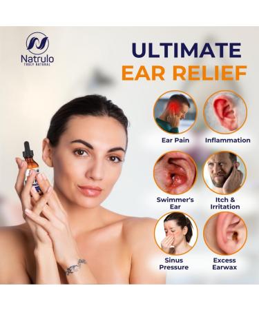 Natural Ear Drops for Ear Infection - Herbal Eardrops for Adults Kids & Pets - Soothes Ear Aches & Itchy Ears - USA-Made Kids Safe Ear Oil (2 Oz - Buy Online on GoSupps.com