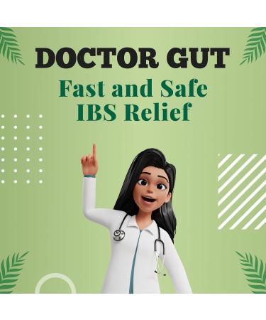 Doctor Gut IBS Relief 30 caps - Natural Clay Formula for Pain, Bloating, Gas & Distension | Drug-Free Solution | Relieves Symptoms of IBS - Buy Online on GoSupps.com