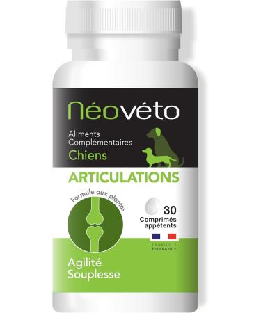 N OV TO - Dog Joints - 30 natural tablets - Dog Arthritis - Anti-inflammatory - Active ingredients approved by Veterinary Services - Made in France - Buy Online on GoSupps.com