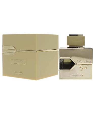 Al Haramain L'Aventure Gold - Arabian Perfume for Women - Long Lasting Perfume for Women - Floral Woody Fragrances - Eau de Parfum for Women - 3.4 oz - Buy Online on GoSupps.com