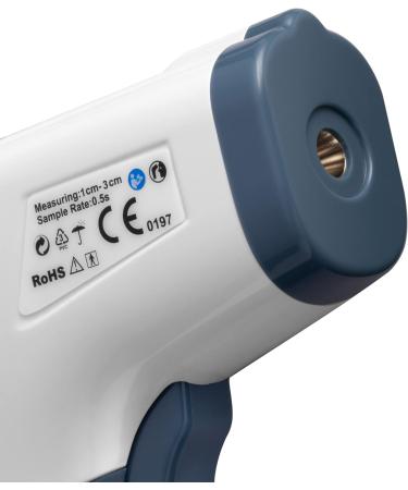 Jazooli Infrared Laser Forehead Thermometer Gun - Contactless Digital Temperature Checker for Adults, Children, and Babies - Fever Alarm, Instant Reading - Buy Online on GoSupps.com