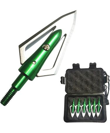 NC Hunting Arrowhead Cutting Blade - Green Archery Broadhead for Traditional & Compound Bows - Buy Online on GoSupps.com