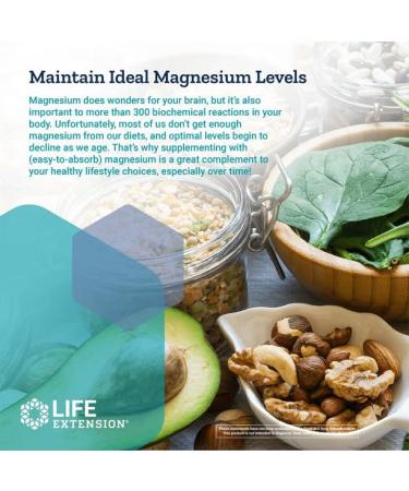 Life Extension Neuro-Mag Magnesium L-Threonate - Cognitive Performance Support - 90 Capsules - Buy Online on GoSupps.com