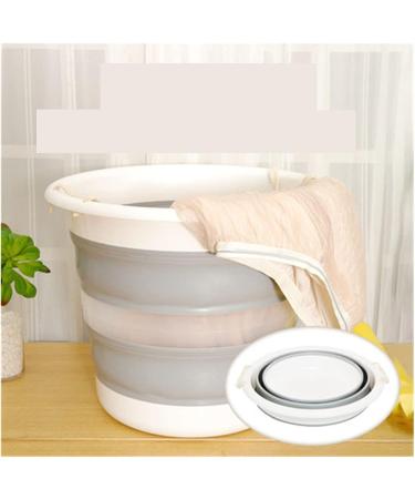 Mop Bucket Silicone Bucket Fishing Equipment Folding Bucket Outdoor Foldable Collapsible Bucket Camping Basin Thick Travel Buckets Smooth Sailing - Buy Online on GoSupps.com