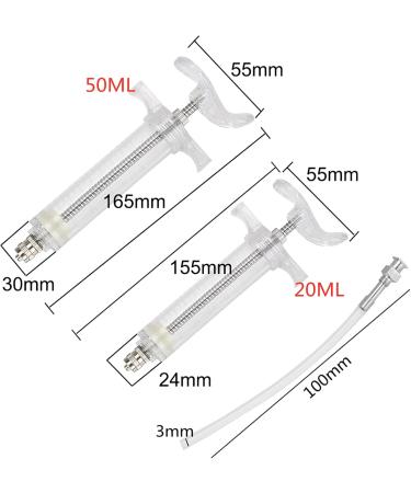 Podanfamty Hand Baby Birds Feeding Accessories - 2pcs Pipage Spraying Pipes for Small Pets (20ml) - Ideal for Bird Care & Hand Feeding - Buy Online on GoSupps.com