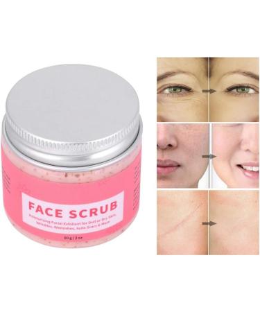 Facial Hydrating Scrub Cream Pore Cleansing Exfoliator Natural Dead Skin Remover Cream for Gentle Smooth Skin - Buy Online on GoSupps.com