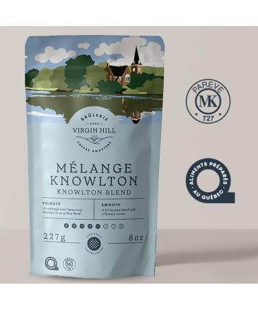 Virgin Hill Coffee - Knowlton Blend - Smooth Intensity & Medium Roast - Half Pound of High-Grade Ground Coffee - 8oz / 227 grams Ground 8 oz. / 227 grams - Buy Online on GoSupps.com
