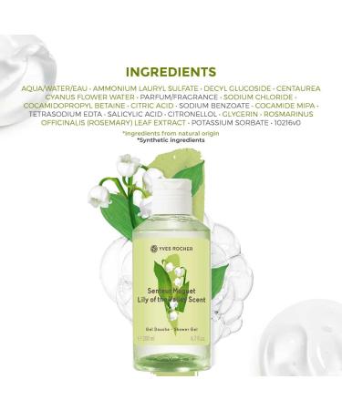 Yves Rocher Lily of the Valley Scent Shower Gel - Luxurious Floral Fragrance for Refreshing Showers | International Shipping Available - Buy Online on GoSupps.com