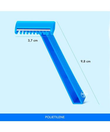 AIESI Disposable Razor - 1 Blade Non-Sterile (Pack of 100) | Buy Internationally - Fast Shipping & Best Quality - Buy Online on GoSupps.com