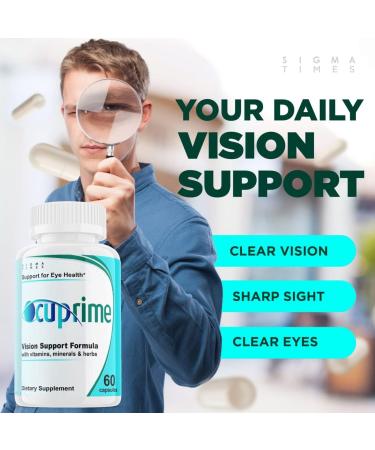 Sigma Times Ocuprime for Eyes 3 Pack | Vision Formula with Occuprime Supplements | Eye Pills (180 Capsules) - Buy Online on GoSupps.com