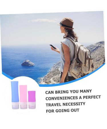 Buy 1 Set Silicone Travel Bottle Set - Anti-Leak Cosmetic Tubes for Women - Refillable Lotions & Toiletries - Perfect for Trips - Buy Online on GoSupps.com