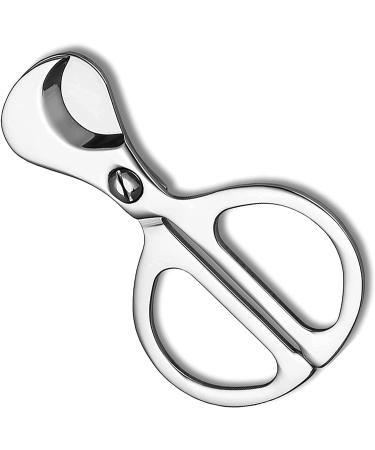 Cigar Cutter Accessories Cigar Scissors Stainless Steel Guillotine Double Cut Blade Cigar Accessories for Cigars (Silver) (Color : Silver) (Color : Silver)