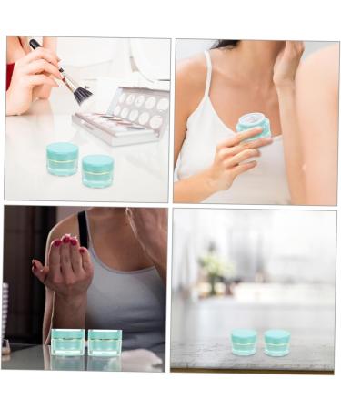 Healeved Cosmetic Bottle Refillable Cream Jar Wide Mouth Cream Jar Cream Jars with Lids Empty Cream Containers Wide Mouth Cream Container Small Cream Jar Acrylic Cream Bottle Travel Round - Buy Online on GoSupps.com