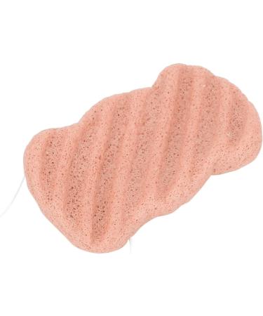 Verdant Touch Exfoliating Face Sponge Facial Sponge Reusable Exfoliating Bath Puff Washable Portable Face Cleansing Plant Fiber Pink - Buy Online on GoSupps.com